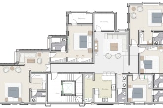 do architectural floor plans design drawings 2d 3d revit bim
