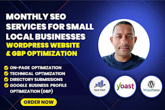 do monthly seo services for small local business websites