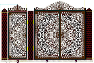 make your gate railing  we have more 100 plus  design