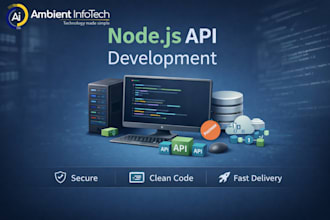 develop secure rest apis and backend
