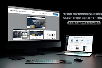 be your wordpress developer, build rebuild wordpress website