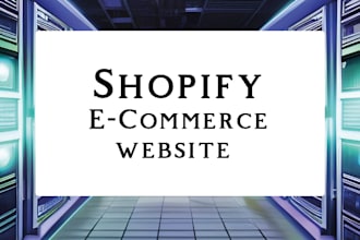 develop and integrate a professional shopify website