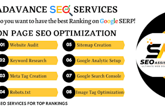 on page SEO optimization to improve website visibility