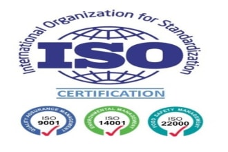 provide you gmp, iso 9001,45001, 22000 documentation with traceable certificates