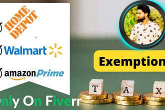 do amazon walmart tax exemption all states