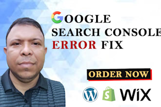provide google search console error fixing service