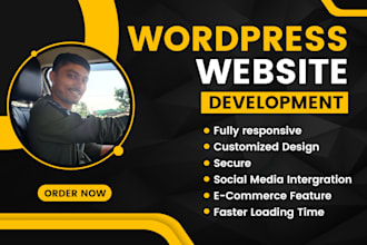 do web design and build complete website wordpress expert