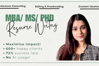 create your resume or CV