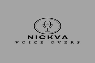 do a deep voiced narration or voice over for you