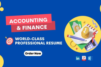write a winning accounting and finance resume that lands you the job