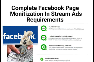 complete all requirements for facebook instream ads