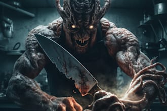 create dark album cover art for metal and alternative music