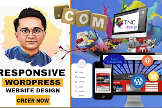 design creative and responsive with free SEO website