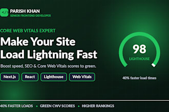 optimize website speed and core web vitals score