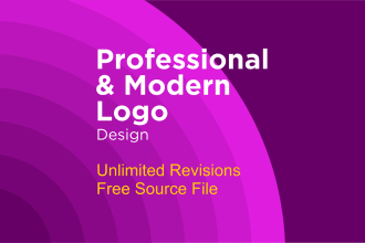 do professional and modern logo design
