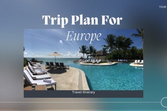 create a customized trip plan for your stay in europe