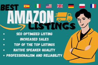 craft compelling amazon listing with SEO expertise product description