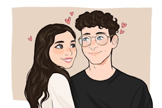 draw a couple illustration