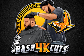 design a barbershop, fashion or business logo
