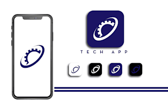 design modern app logo or app icon for your app and web