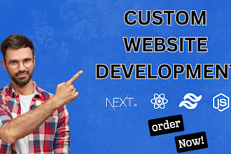 design and develop a custom website using next astro vue svelte and tailwind CSS
