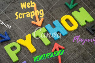 do python web scrapping using requests, beautiful soup, playwright