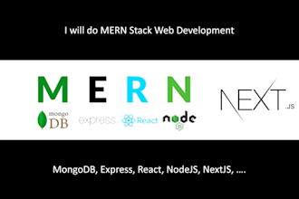 be your full stack mern web developer, custom web app, API