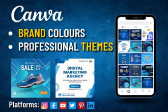 do amazing graphic designing on canva