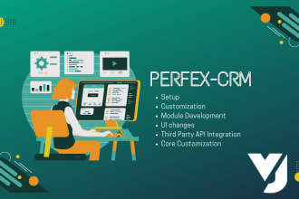 do perfex crm setup, customization, module development