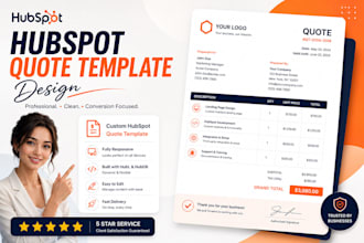 develop a hubspot quote template design hubspot quote template
