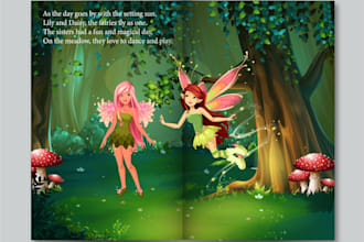 creat awesome children fairy book