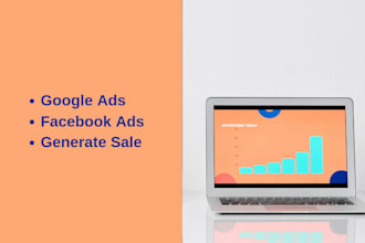 do google ads and facebook ads to generate sale and leads, pay per lead