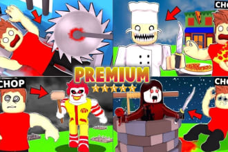 make a professional roblox thumbnail design