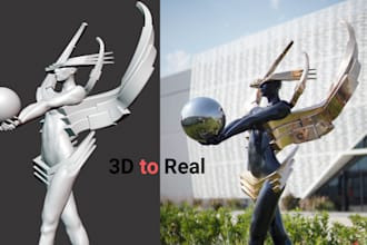 sculpt a 3d model ready for printing