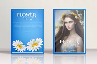 design an attractive book cover in canva and figma