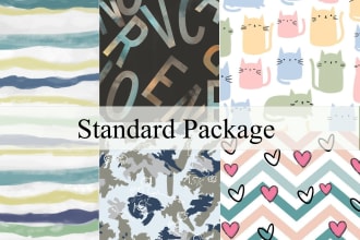 design seamless repeat vector patterns for textile prints