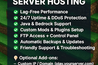 create your private minecraft server