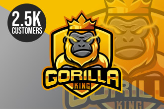 design esports logo for twitch, youtube, gaming streamer
