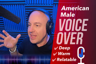 voice over lll confident lll male lll gritty lll gets attention