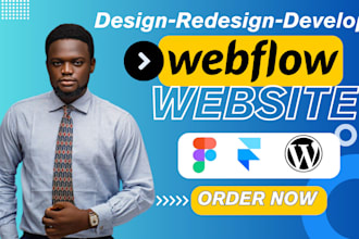design webflow website, figma to webflow, webflow expert, redesign webflow