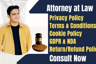 write terms and conditions,privacy policy