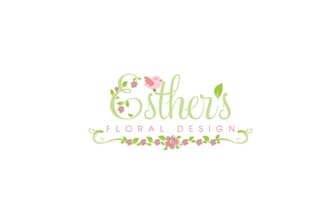 design enjoyable interesting floral design logo