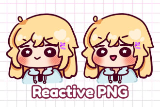 draw a custom chibi pngtuber