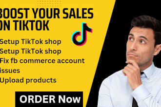set up facebook shop setup tiktok shop setup instagram shop, shopify integration