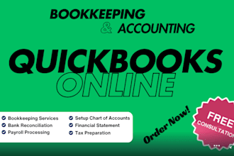 do quickbooks setup, catch up, and bookkeeping