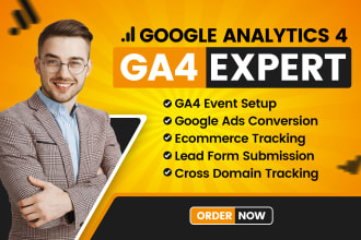 setup or fix google analytics 4, ga4 ecommerce tracking with GTM