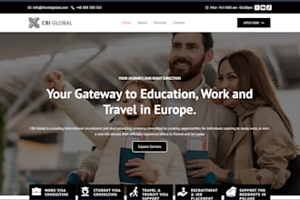 develop custom HTML CSS js or react landing page