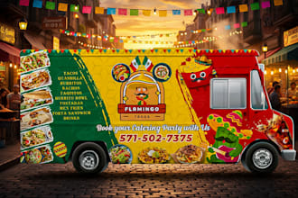 do stunning truck wrap food truck wrap and truck wrap design