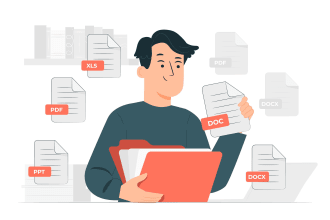 convert any document into PDF latex using overleaf
