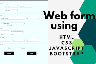 create an elegant web form